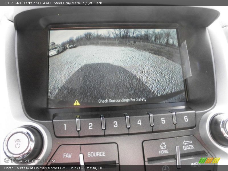 Steel Gray Metallic / Jet Black 2012 GMC Terrain SLE AWD