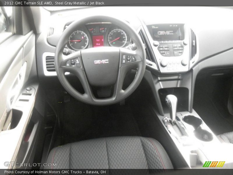 Steel Gray Metallic / Jet Black 2012 GMC Terrain SLE AWD