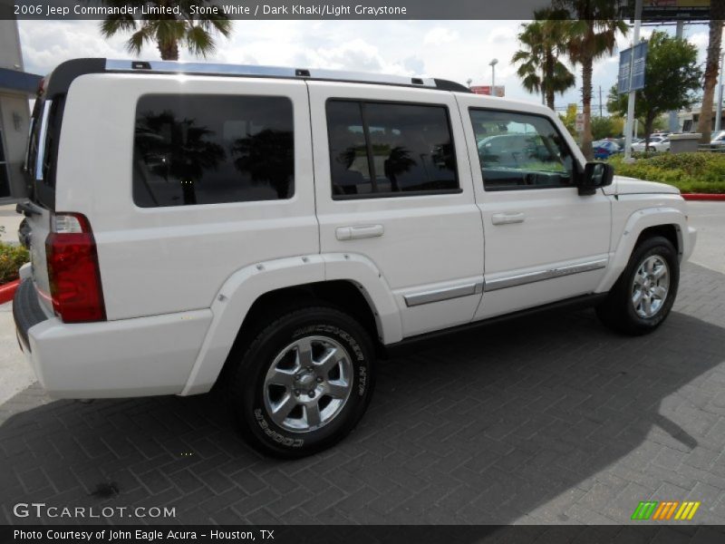 Stone White / Dark Khaki/Light Graystone 2006 Jeep Commander Limited