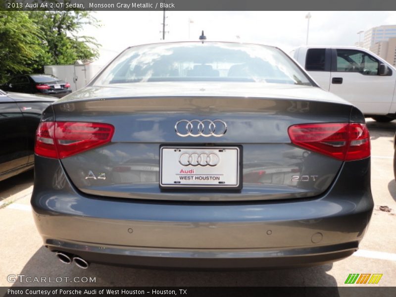 Monsoon Gray Metallic / Black 2013 Audi A4 2.0T Sedan