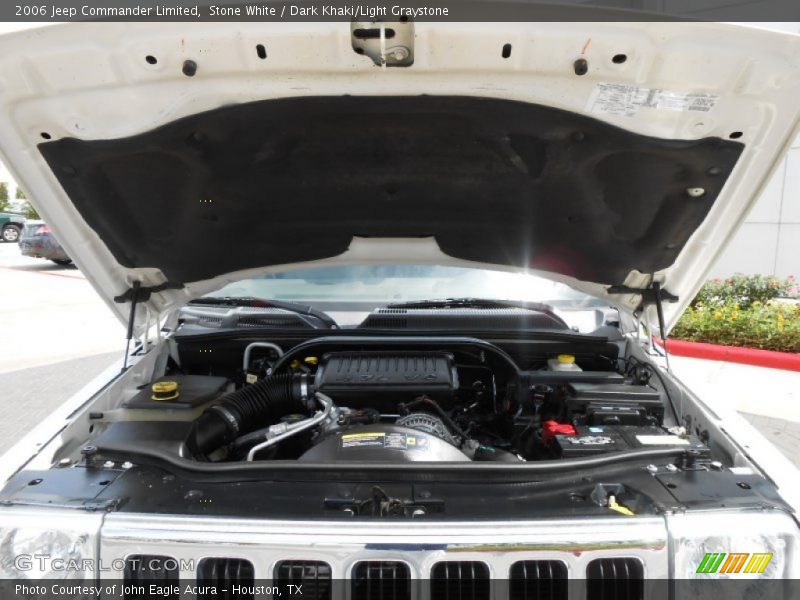 Stone White / Dark Khaki/Light Graystone 2006 Jeep Commander Limited