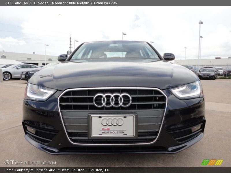 Moonlight Blue Metallic / Titanium Gray 2013 Audi A4 2.0T Sedan