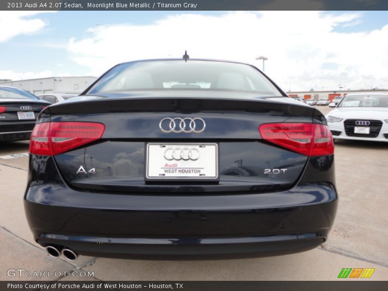 Moonlight Blue Metallic / Titanium Gray 2013 Audi A4 2.0T Sedan
