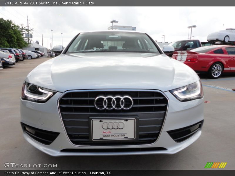 Ice Silver Metallic / Black 2013 Audi A4 2.0T Sedan
