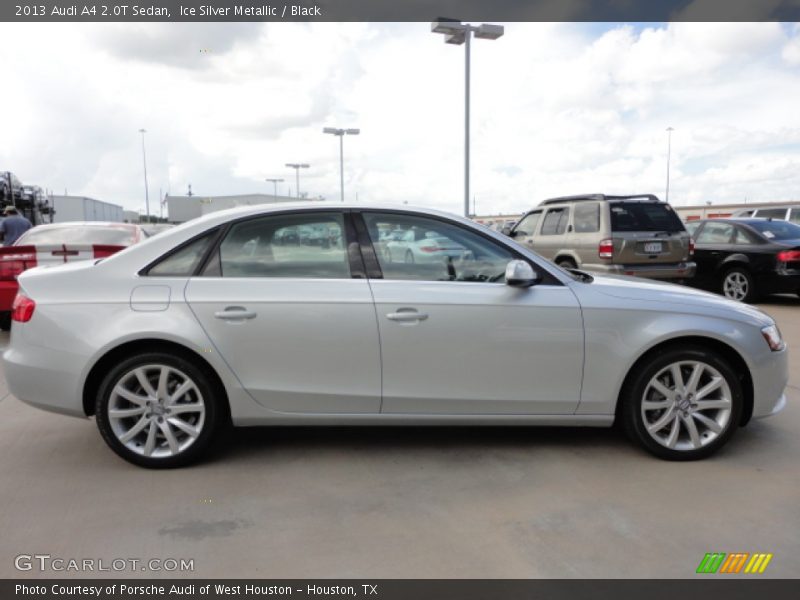 Ice Silver Metallic / Black 2013 Audi A4 2.0T Sedan
