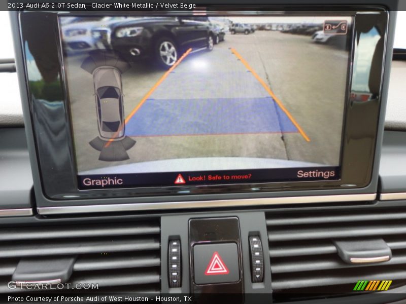 Glacier White Metallic / Velvet Beige 2013 Audi A6 2.0T Sedan