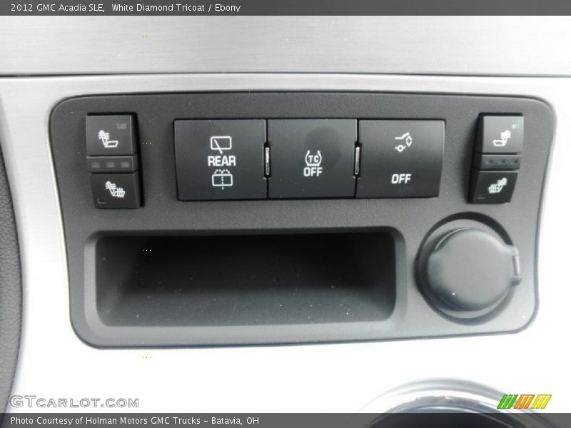 White Diamond Tricoat / Ebony 2012 GMC Acadia SLE
