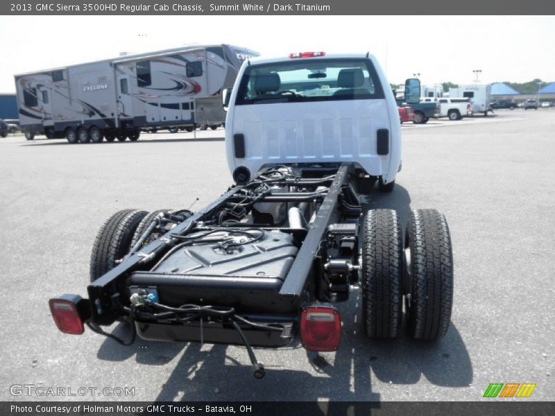 Summit White / Dark Titanium 2013 GMC Sierra 3500HD Regular Cab Chassis