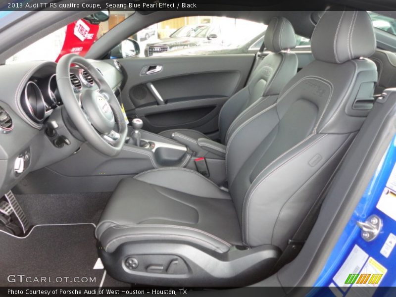 Front Seat of 2013 TT RS quattro Coupe