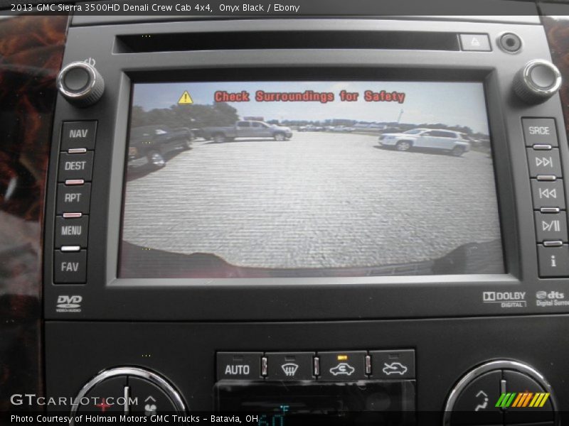 Onyx Black / Ebony 2013 GMC Sierra 3500HD Denali Crew Cab 4x4