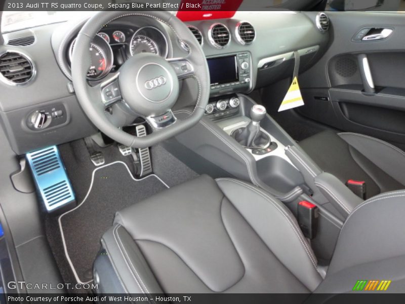 Black Interior - 2013 TT RS quattro Coupe 