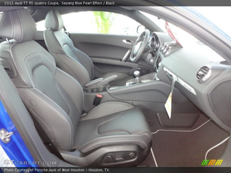  2013 TT RS quattro Coupe Black Interior