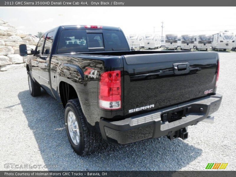 Onyx Black / Ebony 2013 GMC Sierra 3500HD Denali Crew Cab 4x4