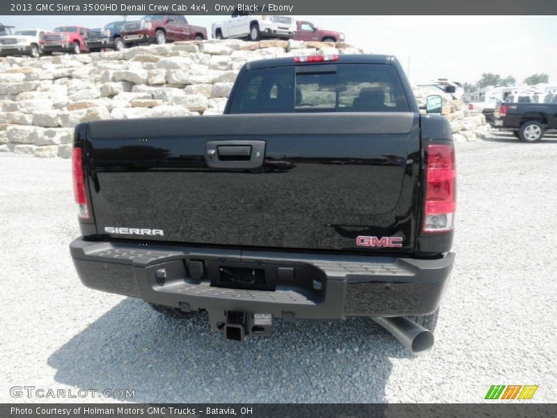 Onyx Black / Ebony 2013 GMC Sierra 3500HD Denali Crew Cab 4x4