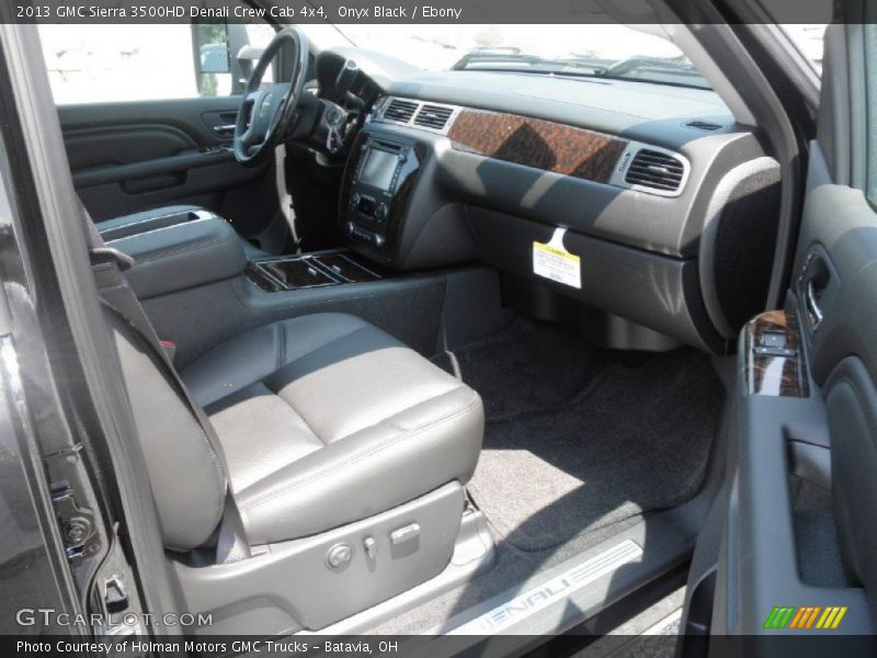 Onyx Black / Ebony 2013 GMC Sierra 3500HD Denali Crew Cab 4x4