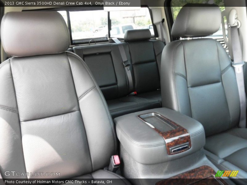  2013 Sierra 3500HD Denali Crew Cab 4x4 Ebony Interior