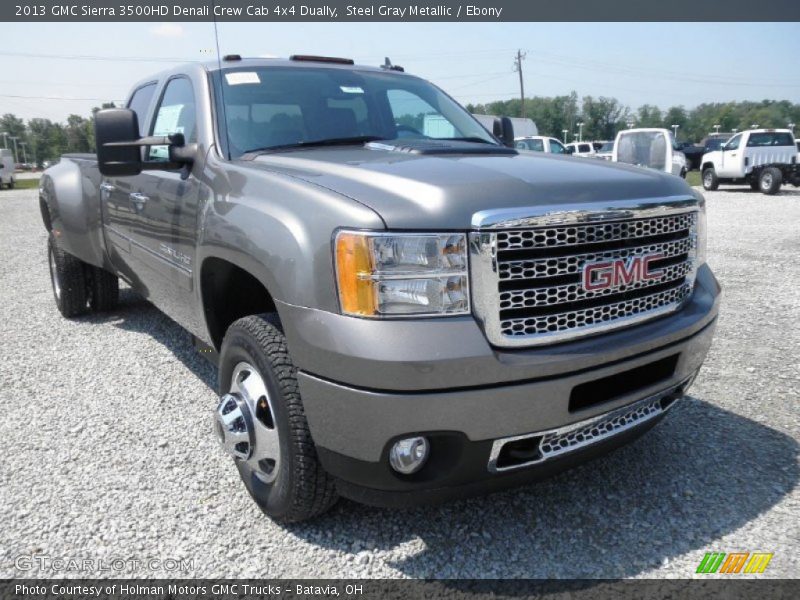 Front 3/4 View of 2013 Sierra 3500HD Denali Crew Cab 4x4 Dually