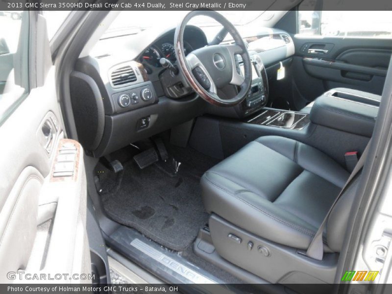  2013 Sierra 3500HD Denali Crew Cab 4x4 Dually Ebony Interior