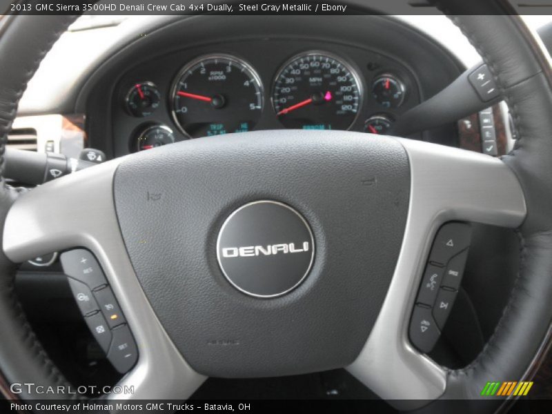  2013 Sierra 3500HD Denali Crew Cab 4x4 Dually Steering Wheel