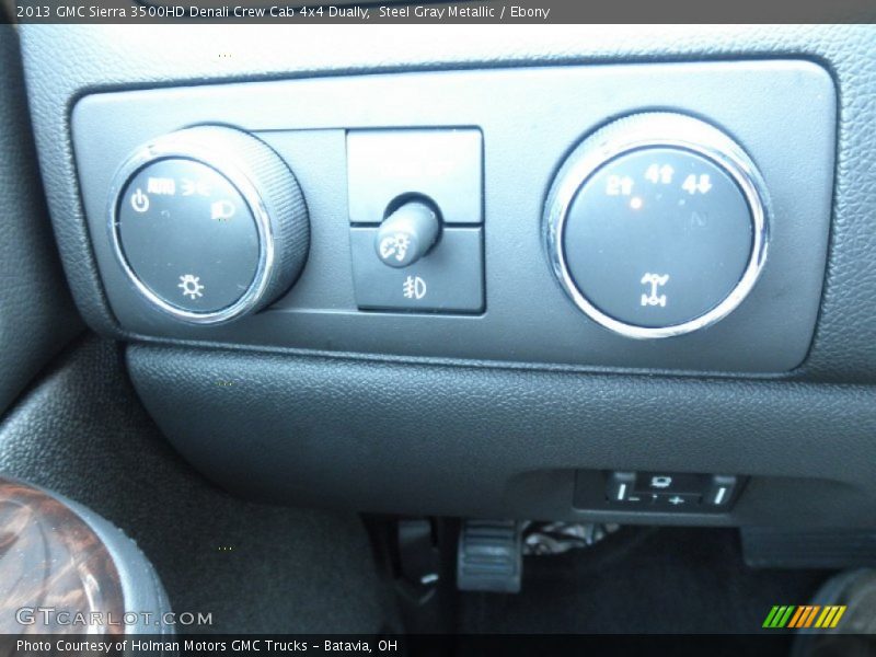 Controls of 2013 Sierra 3500HD Denali Crew Cab 4x4 Dually