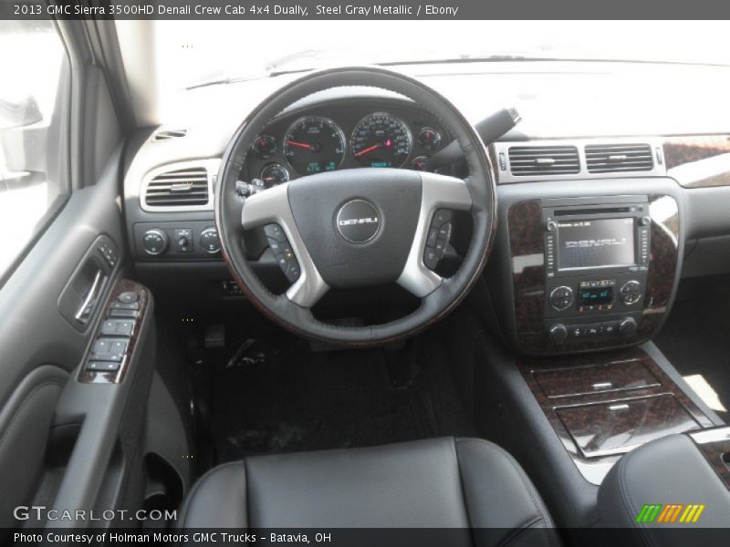 Dashboard of 2013 Sierra 3500HD Denali Crew Cab 4x4 Dually