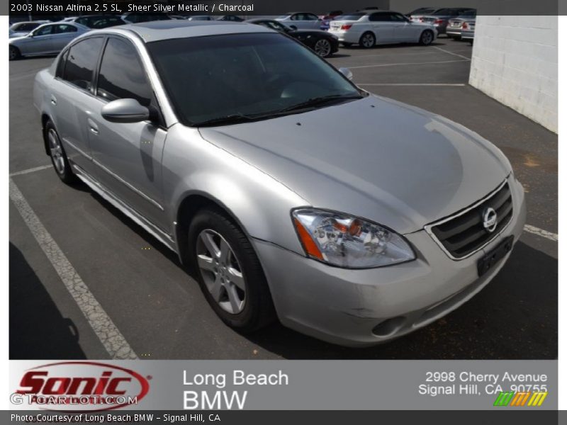 Sheer Silver Metallic / Charcoal 2003 Nissan Altima 2.5 SL