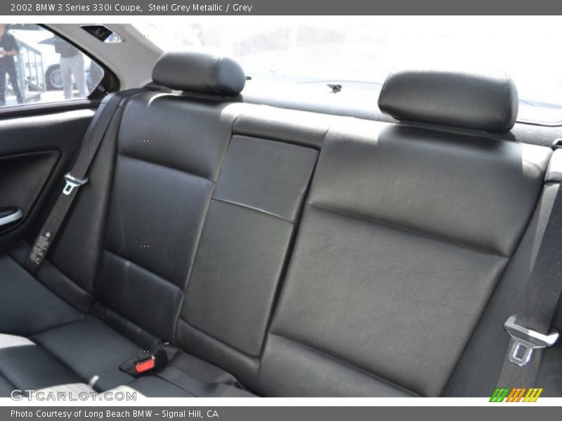 Steel Grey Metallic / Grey 2002 BMW 3 Series 330i Coupe