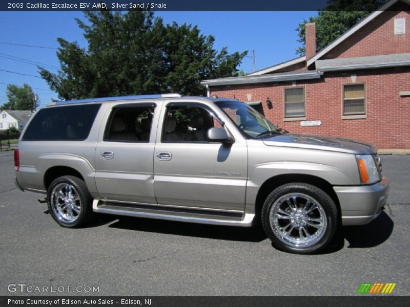 Silver Sand / Shale 2003 Cadillac Escalade ESV AWD