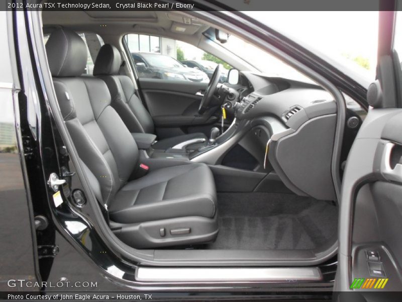 Crystal Black Pearl / Ebony 2012 Acura TSX Technology Sedan