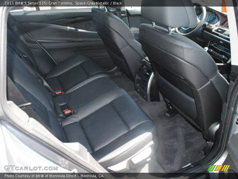 Space Gray Metallic / Black 2011 BMW 5 Series 535i Gran Turismo