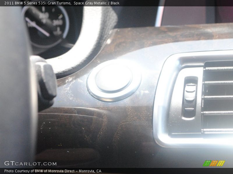 Space Gray Metallic / Black 2011 BMW 5 Series 535i Gran Turismo