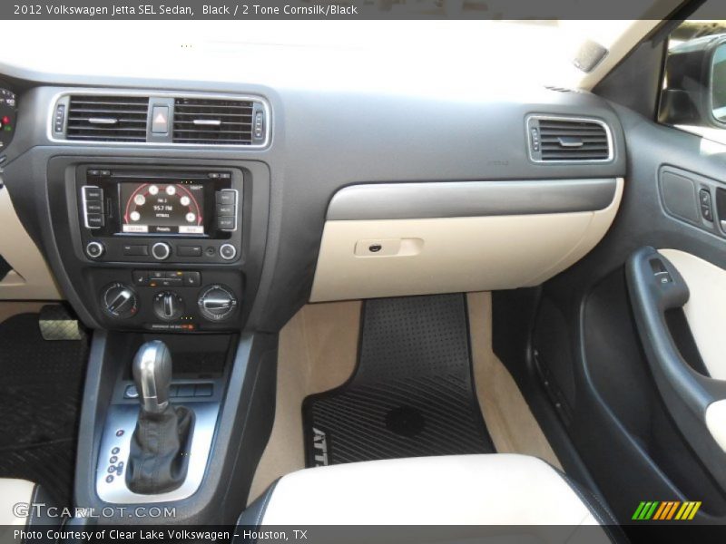 Black / 2 Tone Cornsilk/Black 2012 Volkswagen Jetta SEL Sedan