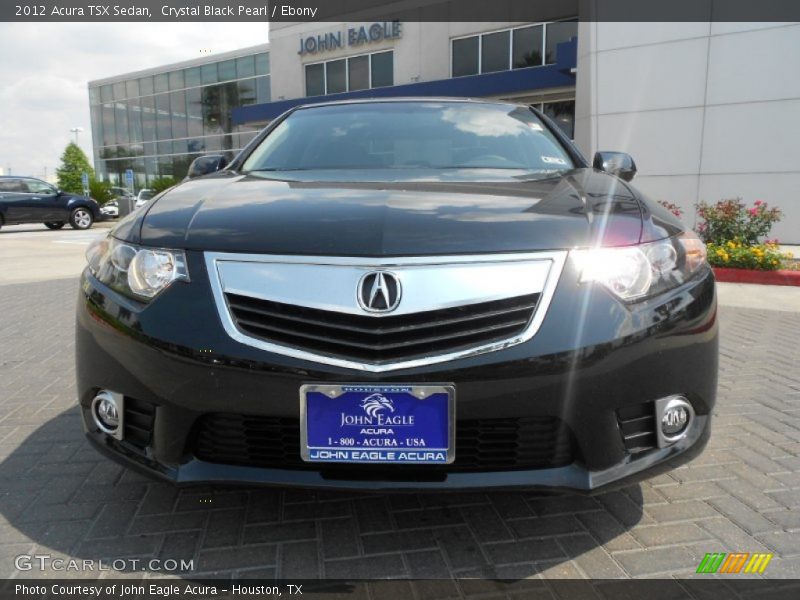 Crystal Black Pearl / Ebony 2012 Acura TSX Sedan