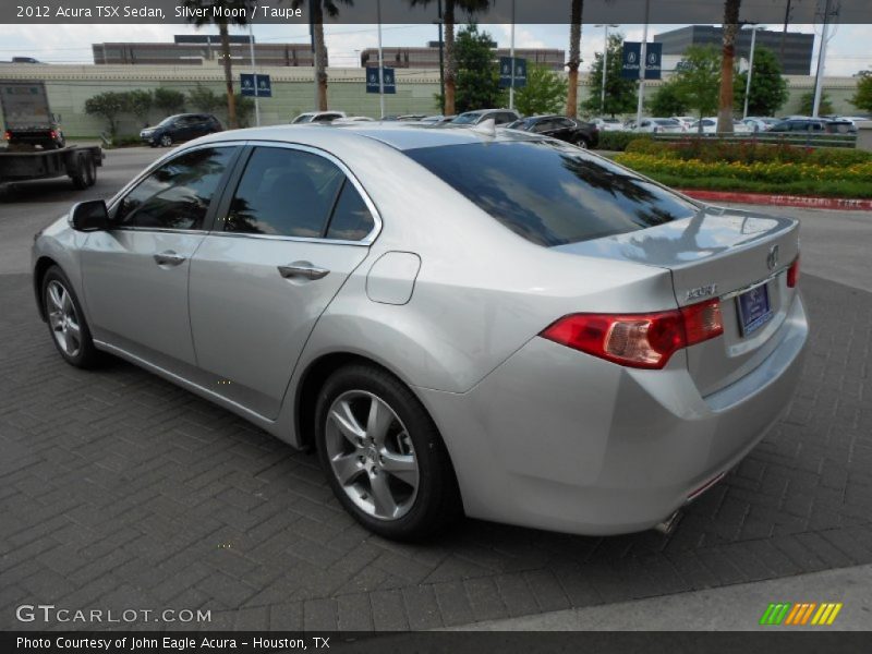 Silver Moon / Taupe 2012 Acura TSX Sedan