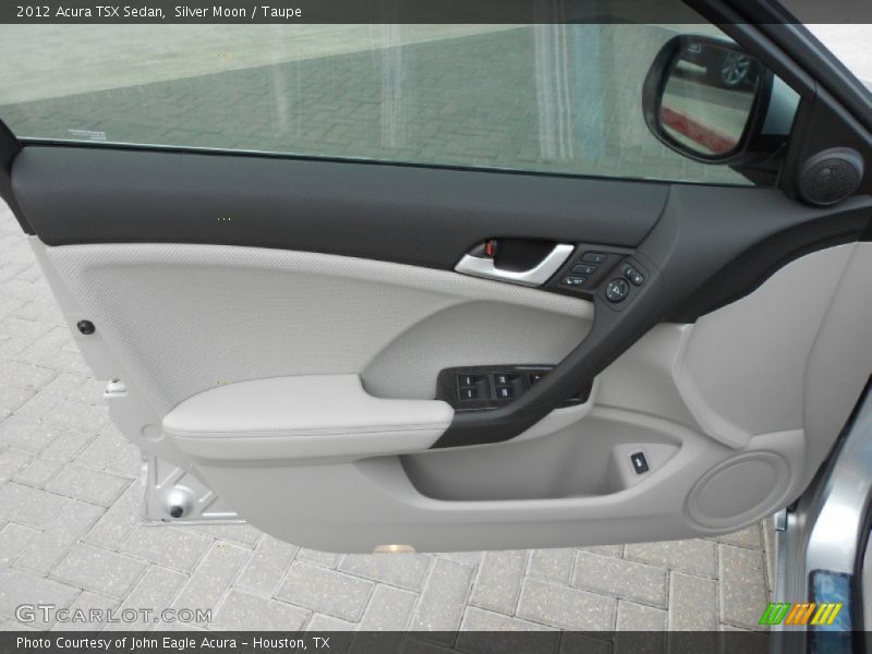 Silver Moon / Taupe 2012 Acura TSX Sedan