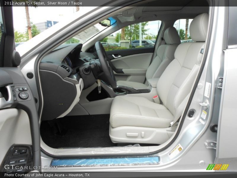 Silver Moon / Taupe 2012 Acura TSX Sedan