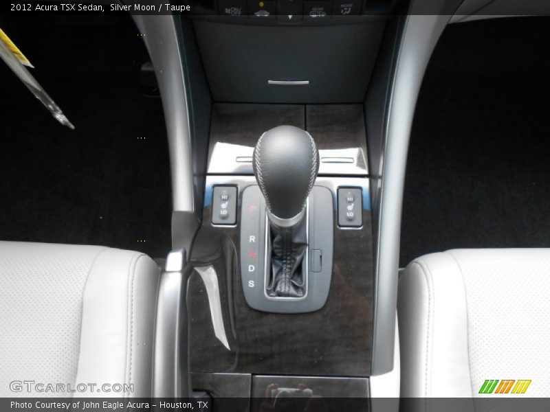 Silver Moon / Taupe 2012 Acura TSX Sedan