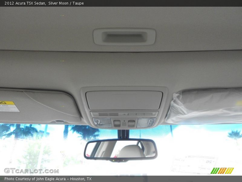 Silver Moon / Taupe 2012 Acura TSX Sedan