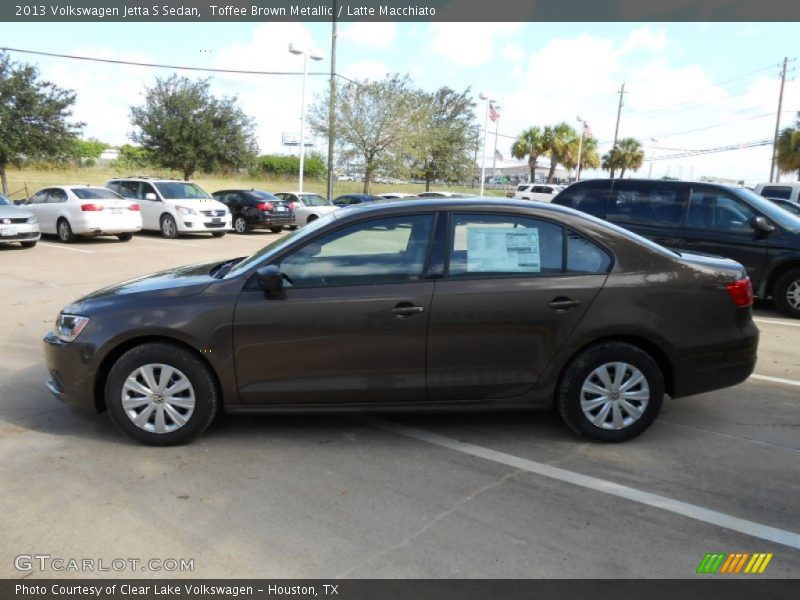 Toffee Brown Metallic / Latte Macchiato 2013 Volkswagen Jetta S Sedan