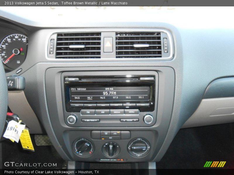 Controls of 2013 Jetta S Sedan