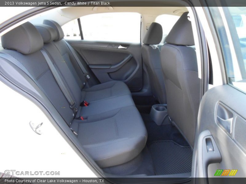 Rear Seat of 2013 Jetta S Sedan