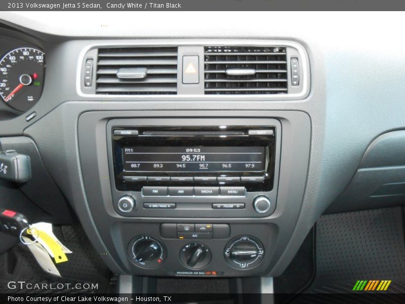 Controls of 2013 Jetta S Sedan