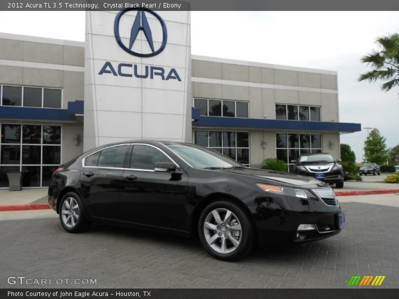 Crystal Black Pearl / Ebony 2012 Acura TL 3.5 Technology