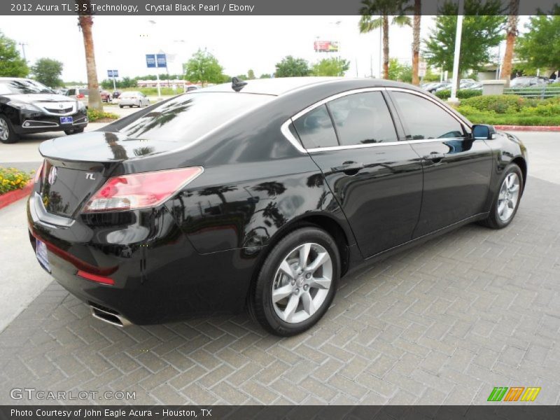 Crystal Black Pearl / Ebony 2012 Acura TL 3.5 Technology