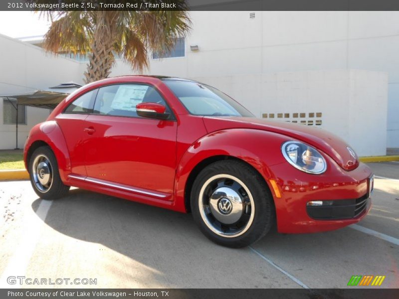 Tornado Red / Titan Black 2012 Volkswagen Beetle 2.5L