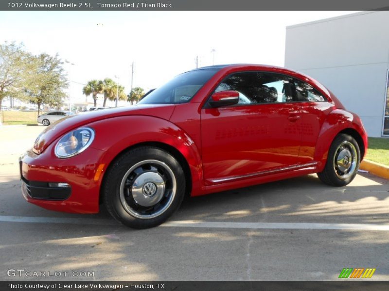 Tornado Red / Titan Black 2012 Volkswagen Beetle 2.5L