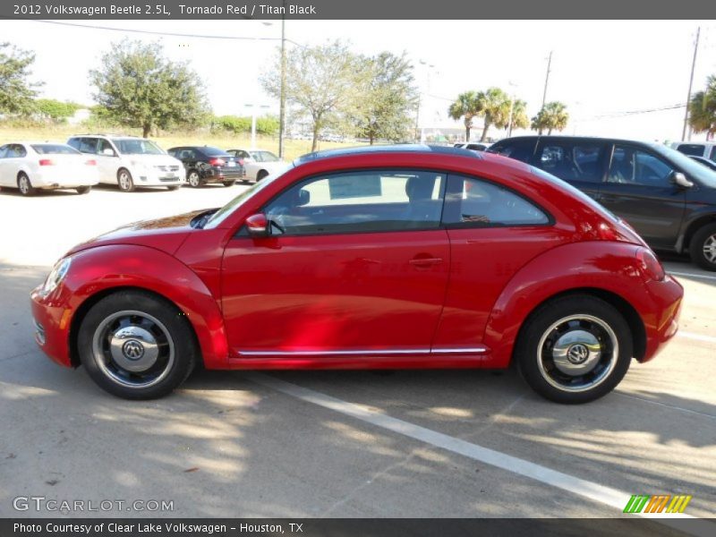 Tornado Red / Titan Black 2012 Volkswagen Beetle 2.5L