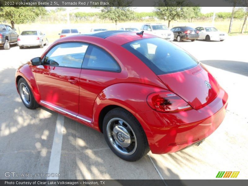 Tornado Red / Titan Black 2012 Volkswagen Beetle 2.5L