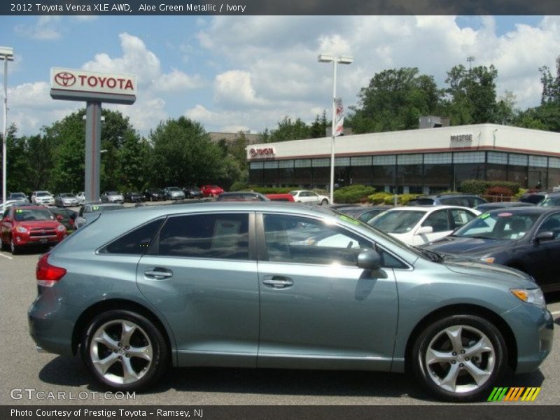 Aloe Green Metallic / Ivory 2012 Toyota Venza XLE AWD