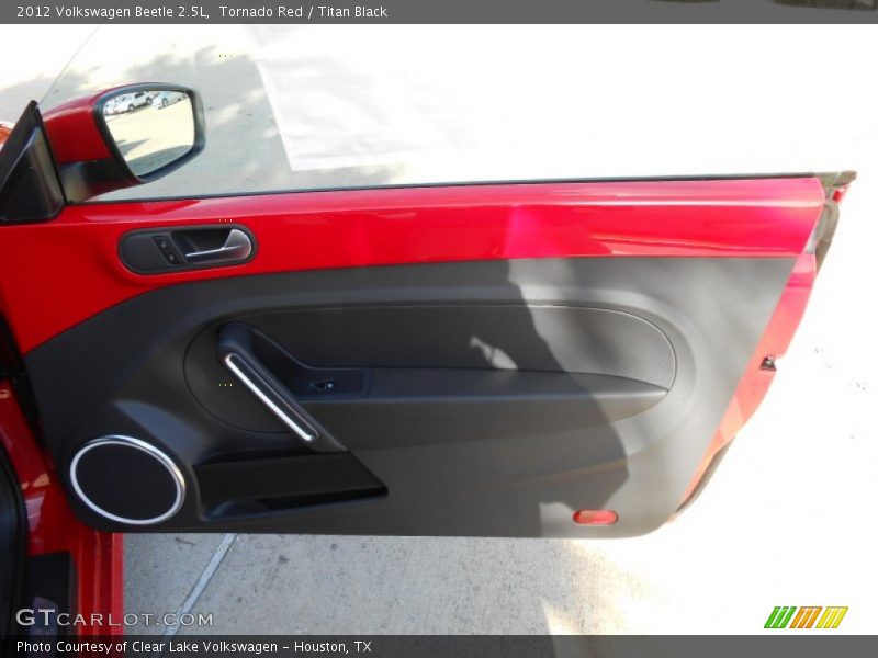 Tornado Red / Titan Black 2012 Volkswagen Beetle 2.5L